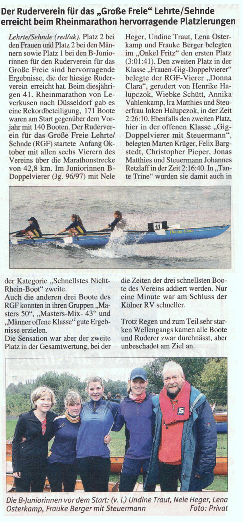 2012: Rheinmarathon
